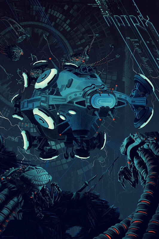 'THE MATRIX' póster de KEVIN TONG.
