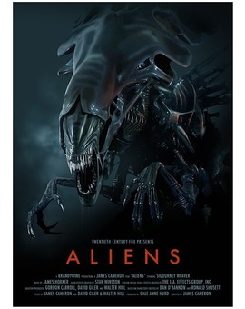 'ALIENS' Póster de BRIAN TAYLOR.