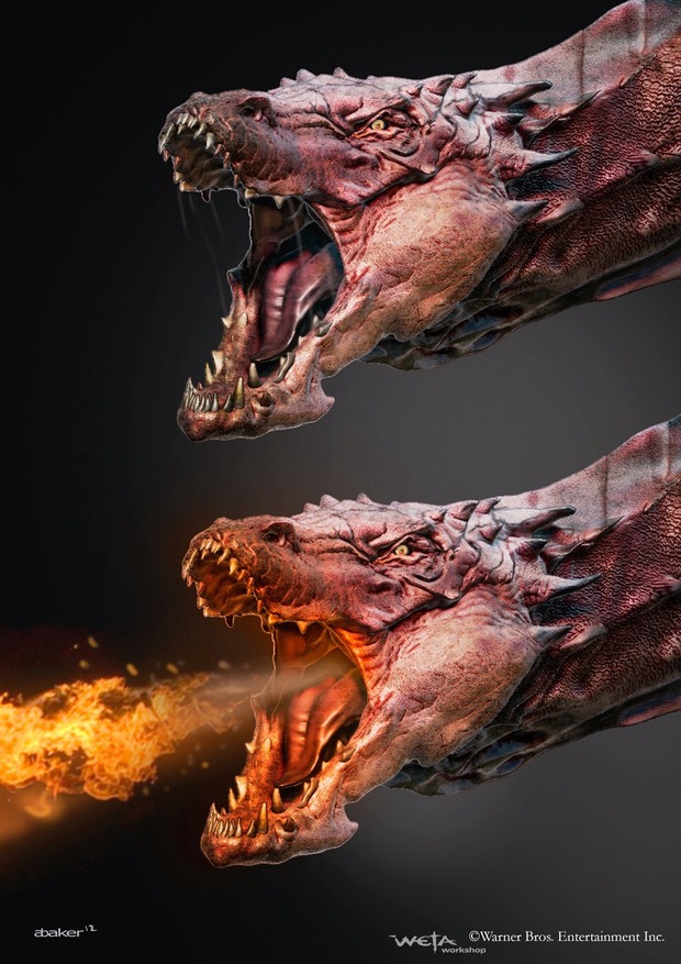 SMAUG. Diseños alternativos de ANDREW BAKER. 5/6