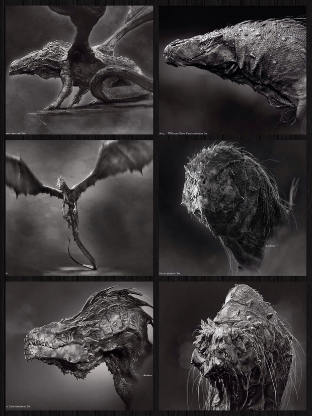SMAUG. Diseños alternativos de ANDREW BAKER. 1/6