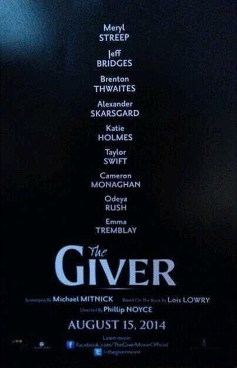 'THE GIVER' de PHILLIP NOYCE. Trailer.