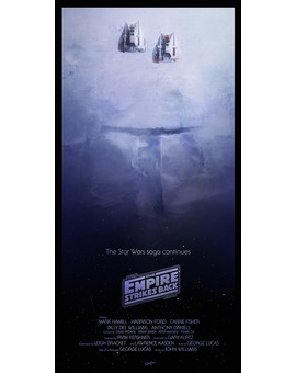 STAR WARS V. Póster de ANDY FAIRHURST.
