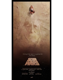 STAR WARS IV. Póster de ANDY FAIRHURST.