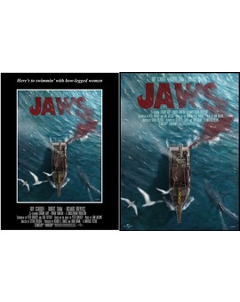 JAWS. Póster de ANDY FAIRHURST.