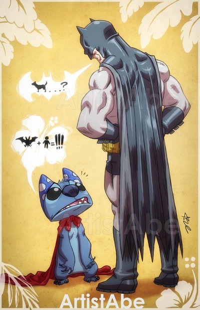 BAT-ENCUENTRO. Dibujo de ABRAHAM LÓPEZ.