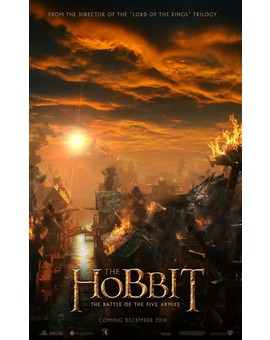 Fanposter de 'EL HOBBIT. LA BATALLA DE LOS CINCO EJERCITOS' 3/4