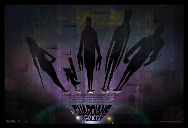 'GUARDIANES DE LA GALAXIA' Póster de ANDY FAIRHUST