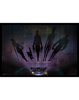 'GUARDIANES DE LA GALAXIA' Póster de ANDY FAIRHUST