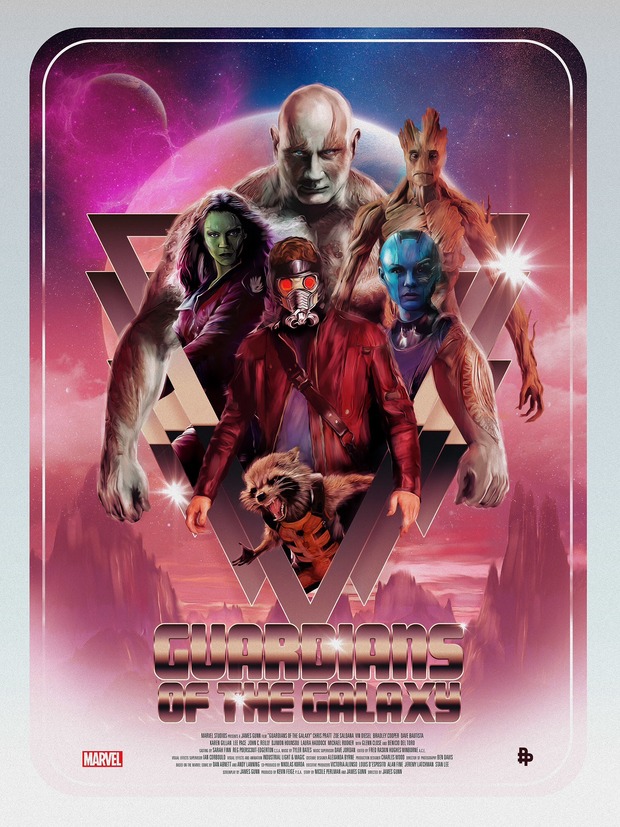 'GUARDIANES DE LA GALAXIA' Póster de RICH DAVIES