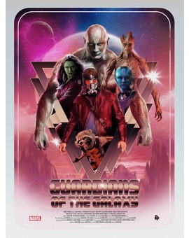 'GUARDIANES DE LA GALAXIA' Póster de RICH DAVIES