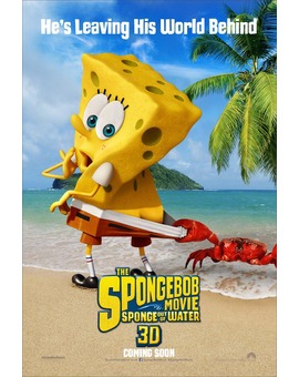 'BOB ESPONJA, LA PELÍCULA: ESPONJA FUERA DEL AGUA' Póster.