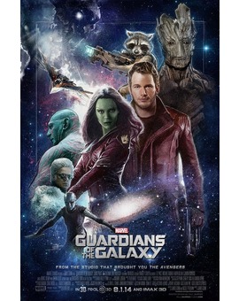 'GUARDIANES DE LA GALAXIA' póster de PAUL SHIPPER.