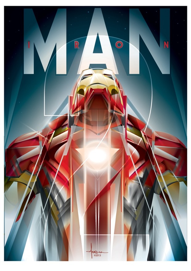 'IRON MAN' Póster de ORLANDO AROCENA