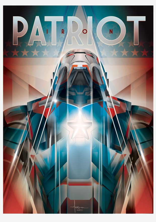 'IRON PATRIOT' Póster de ORLANDO AROCENA
