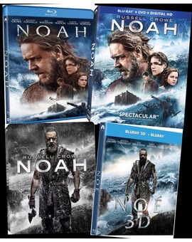 'NOÉ' ediciones USA (incluida el steel) y la edición 3D de Brasil.