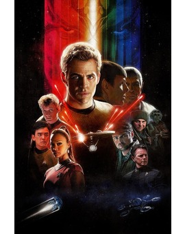 'STAR TREK (2009)' Póster de PAUL SHIPPER.