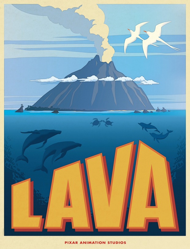 'LAVA' Póster del nuevo corto de PIXAR.