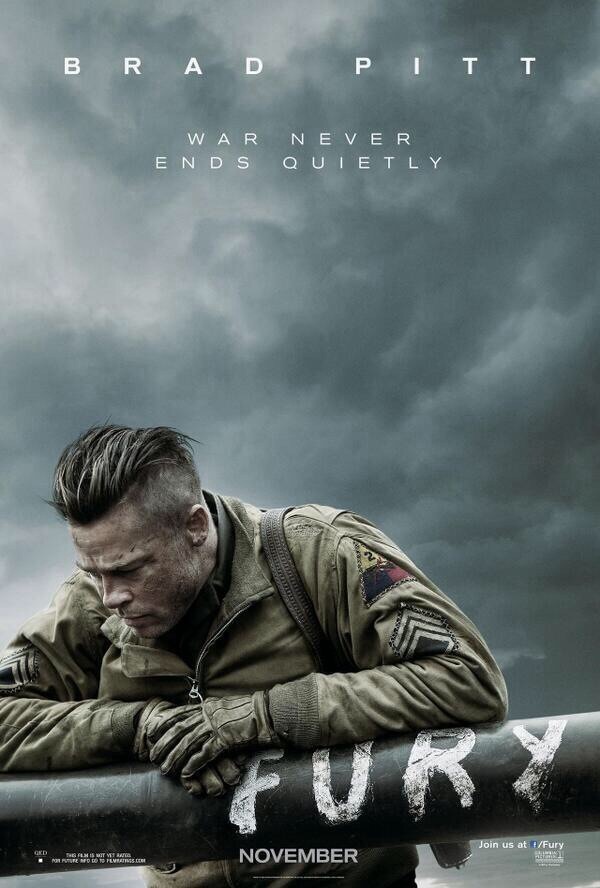 'FURY' de DAVID AYER. Póster.
