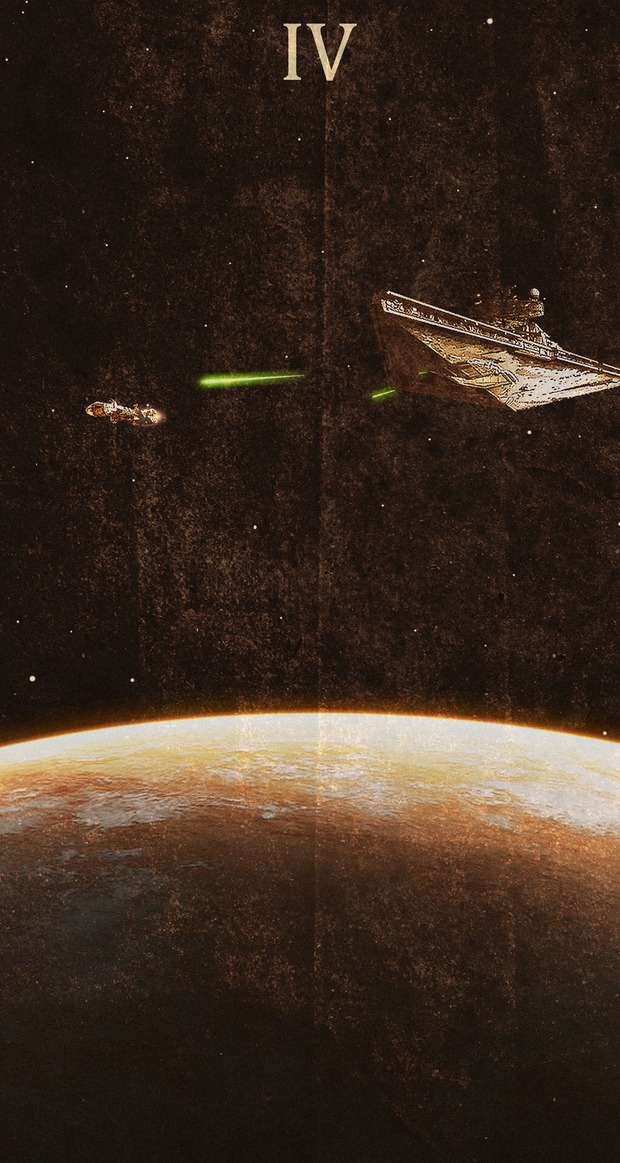 STAR WARS. Pósters de COLIN MORELLA 4/6