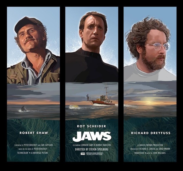 'JAWS' póster de SCOTT HOPKO