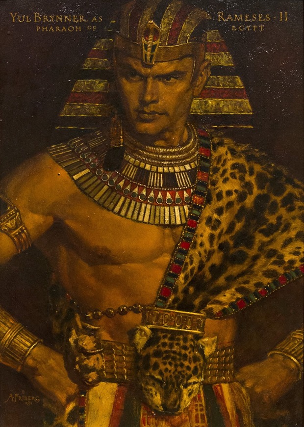 YUL BRYNNER como RAMSES por ARNOLD FRIBER