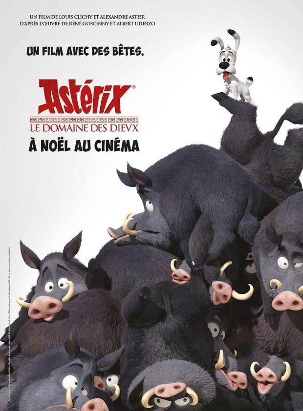 ASTÉRIX Y LA RESIDENCIA DE LOS DIOSES. Póster