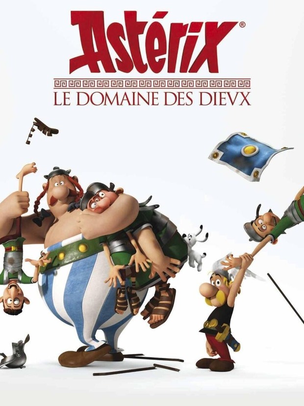 ASTÉRIX Y LA RESIDENCIA DE LOS DIOSES. Póster