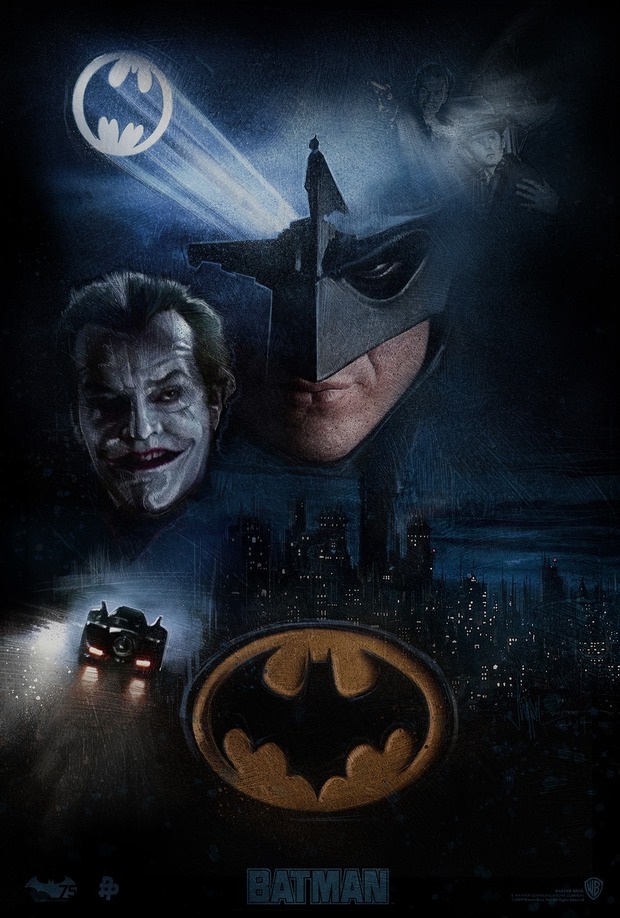 BATMAN (1989) Póster de PAUL SHIPPER