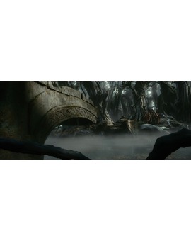 EL RÍO ENCANTADO, escena extendida de LA DESOLACIÓN DE SMAUG