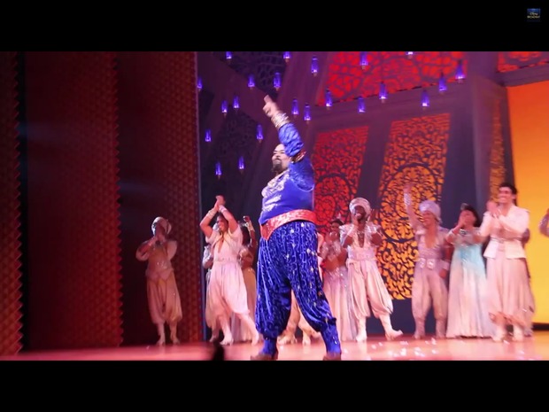 El reparto del musical ALADDIN homenajea a ROBÍN WILLIAMS