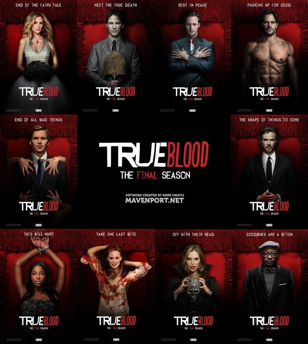 TRUE BLOOD temporada final (Pósters)