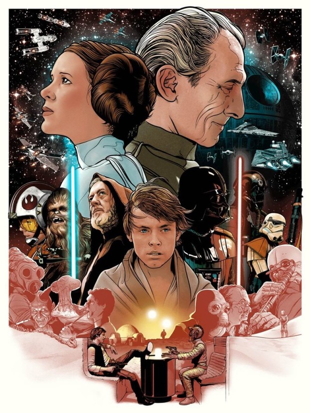 STAR WARS IV por JOSHUA BUDICH