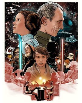 STAR WARS IV por JOSHUA BUDICH