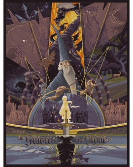 MERLIN EL ENCANTADOR. Póster de RICH KELLY