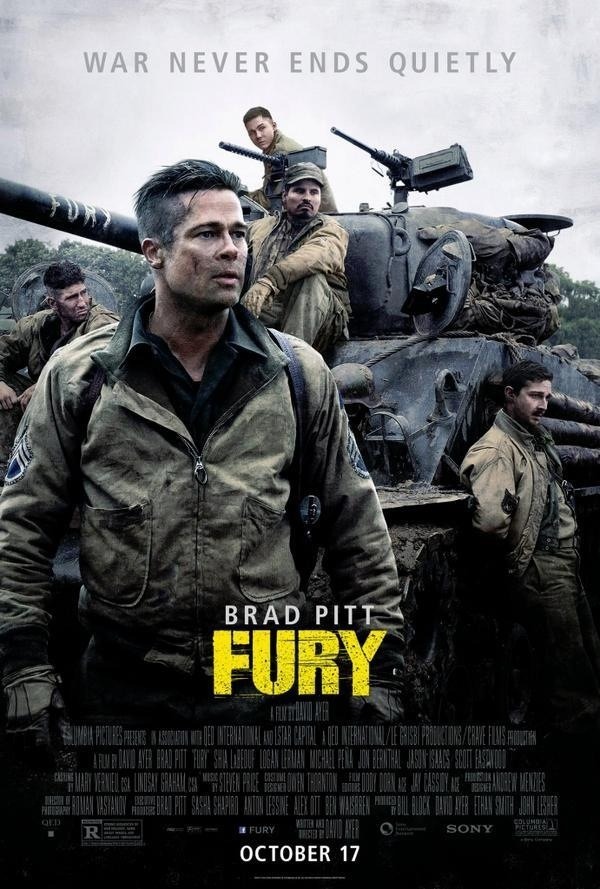 FURY. Póster.
