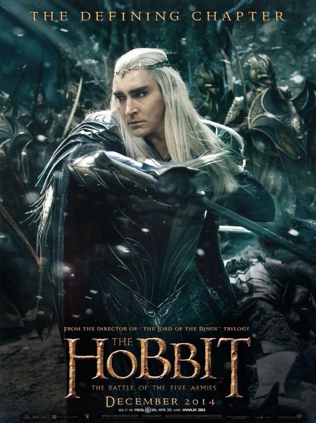 EL HOBBIT. LA BATALLA DE LOS CINCO EJÉRCITOS. Póster.