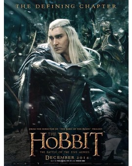 EL HOBBIT. LA BATALLA DE LOS CINCO EJÉRCITOS. Póster.