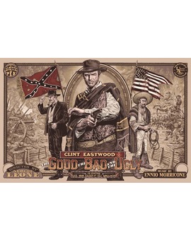 EL BUENO, EL FEO Y EL MALO. Póster de CHRIS WESTON