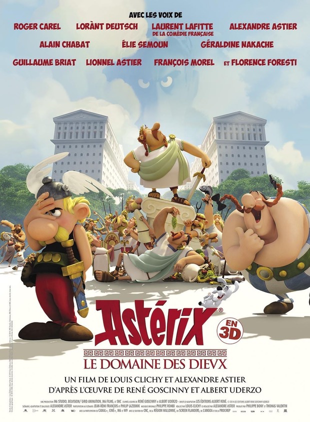 ASTÉRIX. LA RESIDENCIA DE LOS DIOSES. Póster
