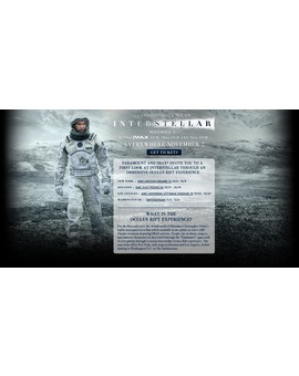 Para Jackalito. INTERSTELLAR en OCULUS RIFT, calendario USA