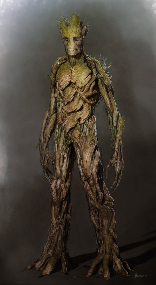 Concept art de GROOT por JOSH HERMAN 2