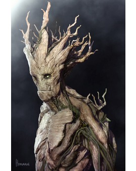Concept art de GROOT por JOSH HERMAN 1