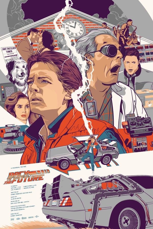 REGRESO AL FUTURO póster de VINCENT RAPHAEL ASEO