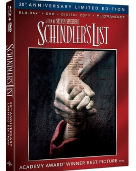 Schindler's List en BD a la venta en marzo en USA