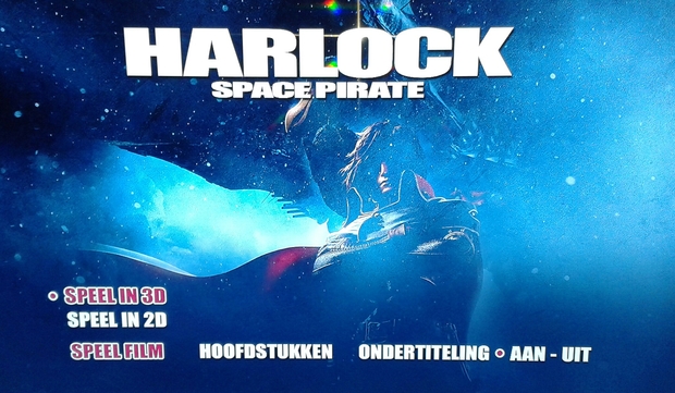 Harlock import Dutch menu Bluray