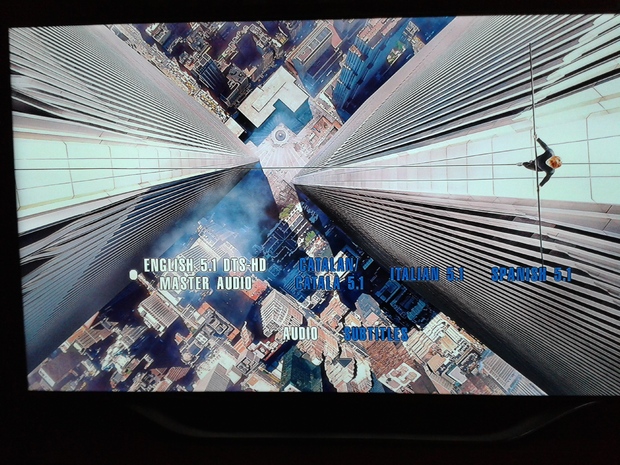 The walk ed.italiana menu audio SOLO  bluray 3d