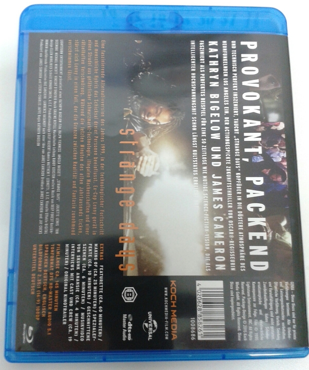 Strange days ed.alemania trasera