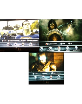 Menus de Batman v Superman 3d Utimate ed. Italiana