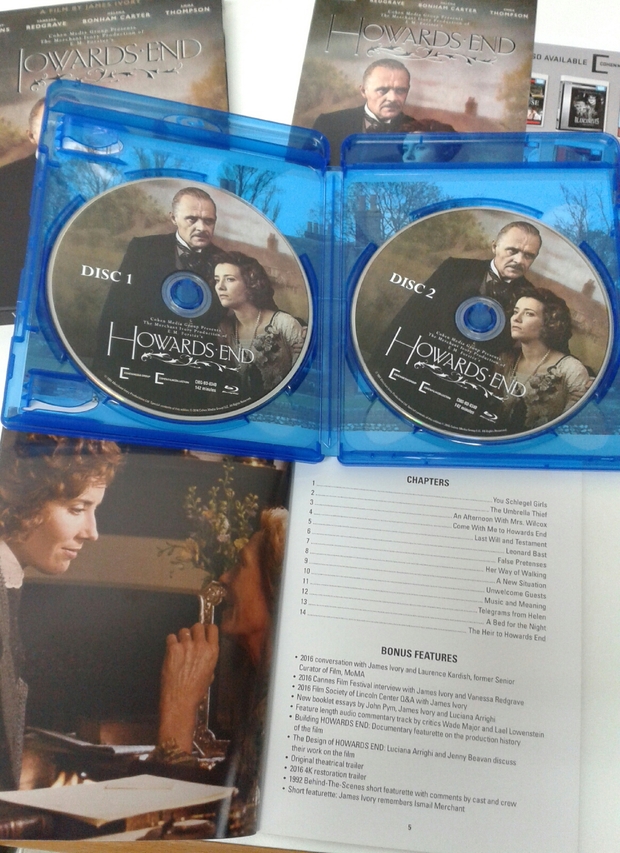 Howards end ed.USA 25th Anniversary 4k restoration
