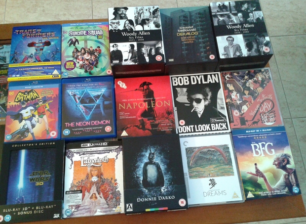 Supermegaopening Navidad 2016 parte 3: Films UK import